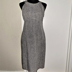 MaxMara Grey/Chambray Pure Linen Dress - 12